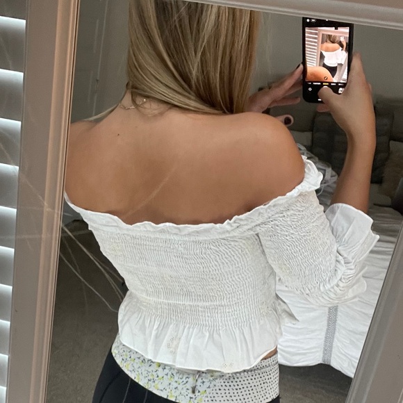 Strapless peplum top - Picture 2 of 5